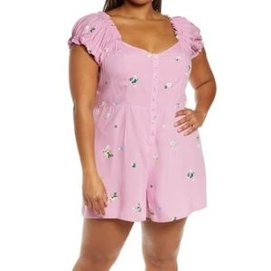 BP. Purple Lotta Floral Romper 3x